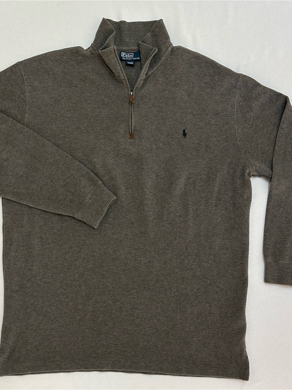 Polo by Ralph Lauren Quarter-Zip Pullover Gray 2XLT